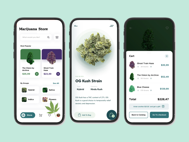 cannabis delivery app development