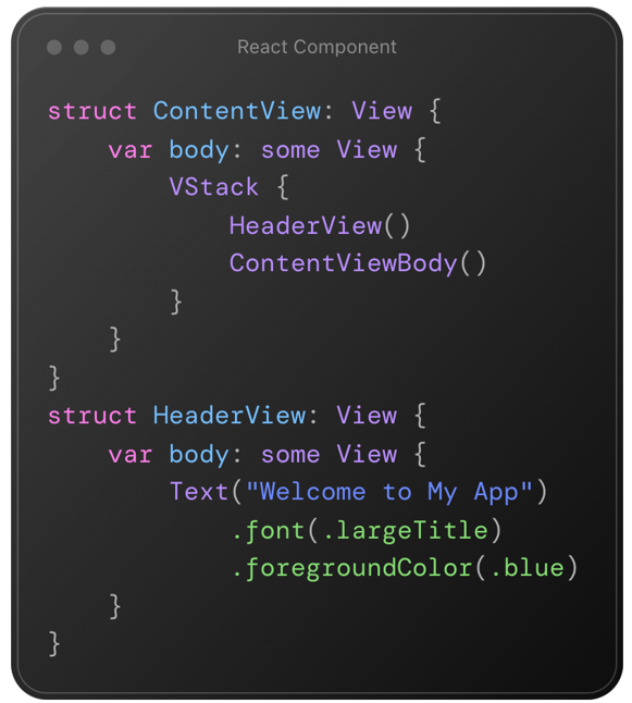 Fig 13. Separation of Concerns