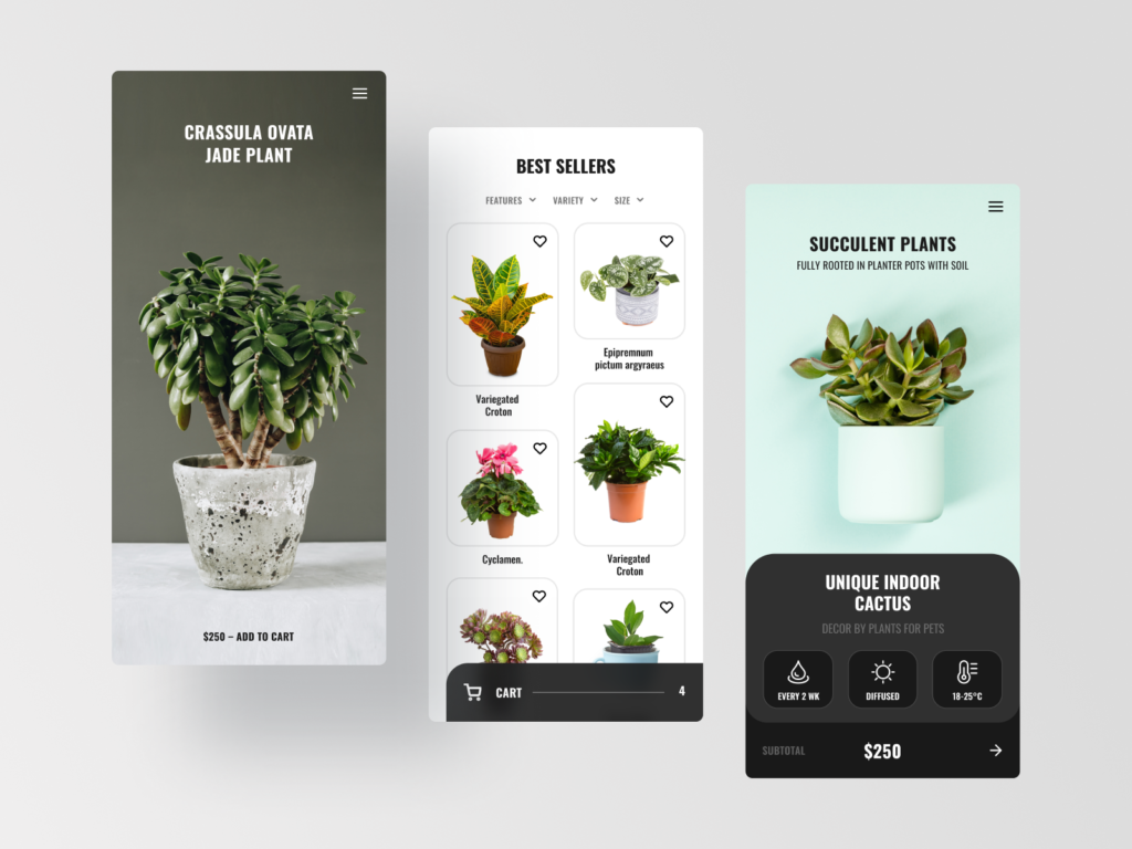 gardening app marketplace development